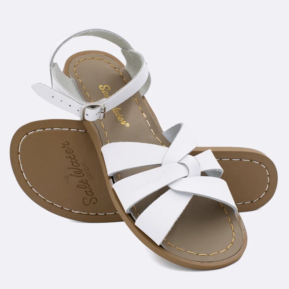 Salt Water White Sandals